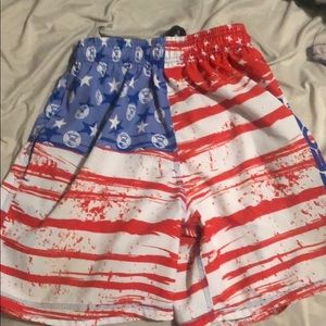 Livesore American flag shorts